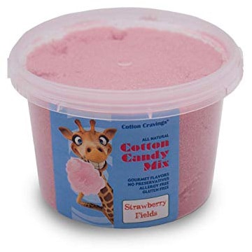strawberry cotton candy flavored mix