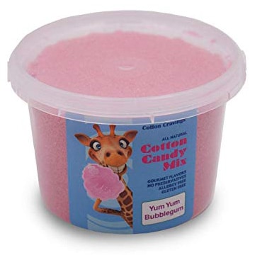 bubblegum flavored cotton candy machine mix
