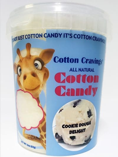 cookie dough flavored cotton candy