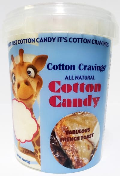 french toast flavored cotton candy