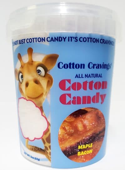 bacon flavored cotton candy