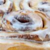 Cinnamon bun cotton candy